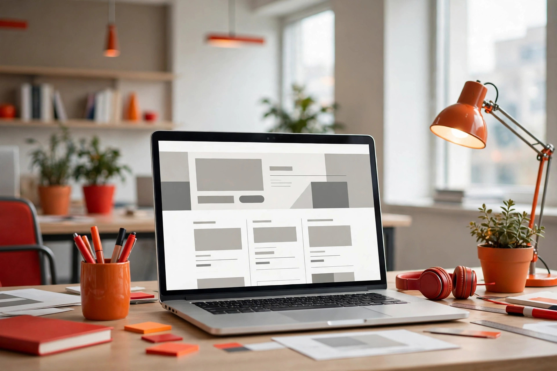 Website development workspace